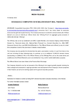 19102020_EN_OceanaGold Bought Deal Closing.pdf