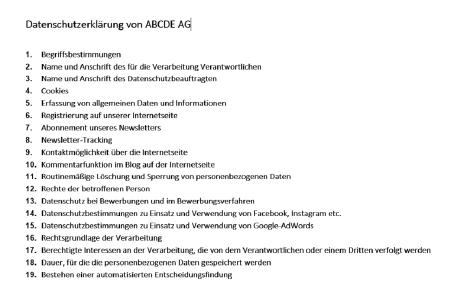 Datenschutzerklärung oder anderes datenschutzrelevantes Dokument in Englisch oder anderen Sprachen erwünscht? Jetzt professionelle Übersetzung beantragen!