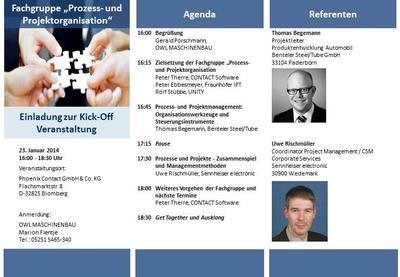 Fachgruppe Prozess- und Projektmanagement