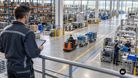 Überblick über die innerbetriebliche Logistik