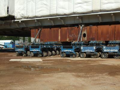 Mehr als 15 000 Tonnen Last auf Conti IC40