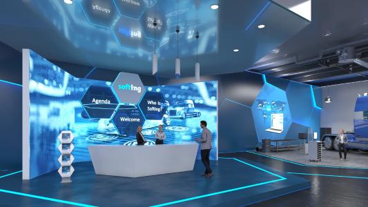 Virtueller Showroom Softing Automotive