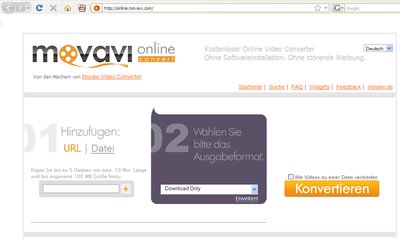 Der kostenlose Online-Konverter von Movavi konvertiert Audio- und Videoformate im Handumdrehen.