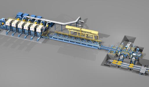 Panzhihua Steel & Vanadium ist mit der von SMS modernisierten 1.450-mm-Warmbreitbandstraße gut gerüstet, um zukünftig hochfestes und dünnes Warmband herzustellen zu können