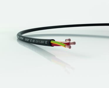 In Zukunft wird Gleichstrom vermehrt zur Energieverteilung genutzt werden. Dafür braucht man auch spezielle Kabel wie die ÖLFLEX DC 100 / Quelle: LAPP