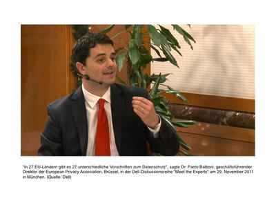 Dr. Paolo Balboni, geschäftsführender Direktor der European Privacy Association, Brüssel