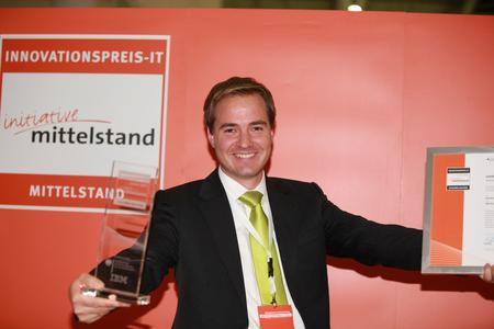INNOVATIONSPREIS-IT 2012, Landessieger Schleswig-Holstein, Paul Liese, Handels-Software-Partner GmbH, Foto: Wolf