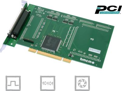 PCI-PIO: Digital I/O card - counter card - incremental encoder card
