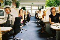 Call Center des Telefonservice-Anbieters FlexiTel