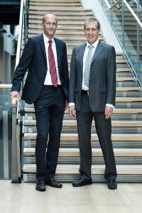 Management der SSS International Clinical Research - Dr. Lars Behrend (links) und Dr. Michael Sigmund (rechts)