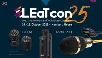 LEaT con is not just a trade fair - it is a mixture of exhibition, congress and community. 
In 2025, it is expanding with more than 400 brands presenting state-of-the-art technology and special areas such as
Studio Scene for sound engineers and producers or AVcon for AV installations and workspace technology.