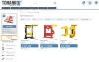 Hydraulikpressen neu bei TOMANRO