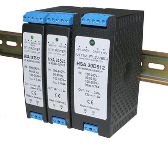 15, 24 und 30 W Power für die DIN-Schiene