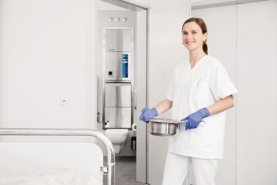 Der TopLine 30 WC bietet alle Vorteile, die man sich dank einer Lösung mit einem Steckbeckenspüler direkt im Patientenzimmer oder in dessen Nasszelle nur wünschen kann