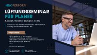 Lüftungsseminar Innoperform Planer 2026