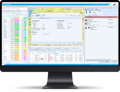 Als erster Standard-TMS-Anbieter bietet die LIS Logistische Informationssysteme AG in ihrer Software WinSped jetzt eine integrierte automatische Tourenplanung an. (Grafik: LIS AG)