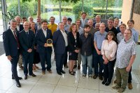 Das Team von Hybrid Software Helix, ehemals Global Graphics Software, feierte Anfang des Jahres die Auszeichnung mit dem „King’s Award for Enterprise“ für Innovation