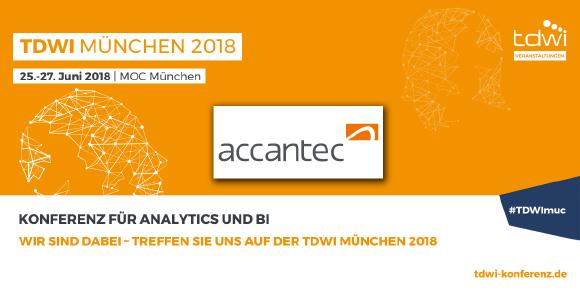 Besuchen Sie unseren Stand auf der diesjährigen TDWI Konferenz München
