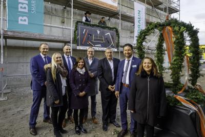 B. Braun-Werk Pharma feiert Richtfest in Berlin / Bildnachweis: B. Braun Melsungen AG/Thomas Rosenthal