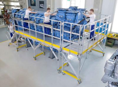 Für jede Arbeitssituation die perfekte Lösung: Mit dem HYMER Project Baukastensystem sind die Möglichkeiten für die Konstruktion individueller Steigtechniklösungen nahezu unbegrenzt