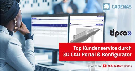 Tipco Inc. veröffentlicht 3D CAD Produktkatalog powered by CADENAS mit Komponenten für Präzisionswerkzeuge