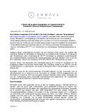 [PDF] Pressemitteilung: EnWave mit positiven Neuigkeiten zur Zusammenarbeit in Bonduelle's InFlavor® Dehydrofrozen Gemüseprojekt