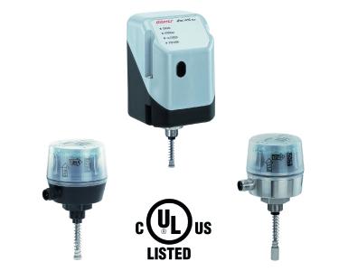 From left to right: GEMÜ 1234, GEMÜ 1436 eco cPos and GEMÜ 1235