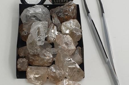 Diamanten aus dem aktuellen Verkaufspaket / Foto: Lucapa Diamond Company