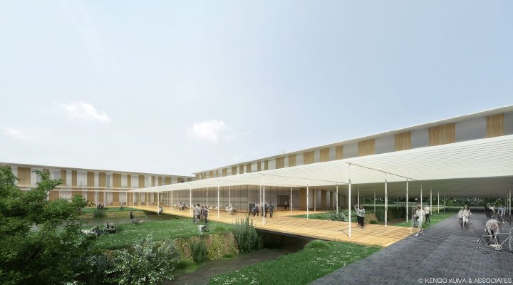 NPS®-Trägern und -Stützen von Tecnostrutture für neues Projekt von Kengo Kuma: Veterinär-Uni, Mailand