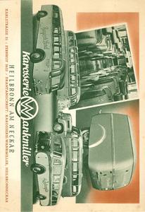 Karosserie Wankmiller baute von 1929 bis 1974 Omnibusse, Bildquelle: Wirtschaftsarchiv Baden-Württemberg