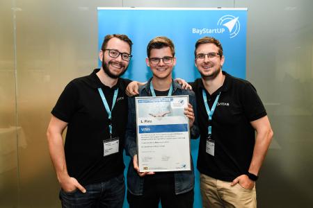 Sieger aus Phase 2 im Businessplan Wettbewerb Nordbayern: VITAS