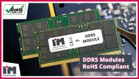 Intelligent Memory Launches Fully RoHS Compliant DDR5 Memory Modules