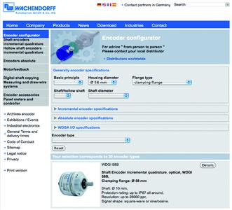 Wachendorff: Intelligent encoder configurator with instant recall