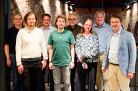 Die Akteurinnen und Akteure der Technischen Hochschule Mittelhessen und der Johannes a Lasco Bibliothek arbeiten schon länger zusammen (v.li.): Stefan Armbrust, Julian Jarosch, Prof. Dr. Andreas Kuczera, Sebastian Enns, Dr. Michael Weichenhan, Dr. lsabel Schnieder, Dr. Klaas-Dieter Voß und Dr. Kęstutis Daugirdas.