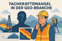 Das Bild vermittelt die Problematik, dass in der Geologie- und Geotechnik-Branche qualifizierte Fachkräfte fehlen.