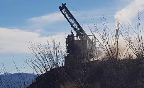 Explorationsbohrung auf dem Cerro Caliche-Projekt / Foto: Sonoro Metals
