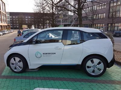 Erster elektrischer Dienstwagen für HANSECOM