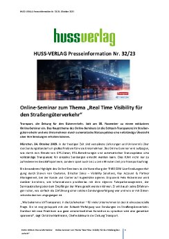 Presseinformation_32_HUSS_VERLAG_Online-Seminar zum Thema Real Time Visibility für den Straßengü.pdf