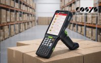 Zebra MC3400 im Einsatz in der Lagerlogistik – zuverlässige Datenerfassung direkt am Karton.
