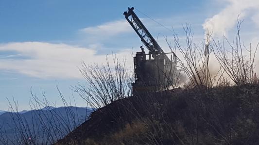 Bohrung auf dem Cerro Caliche-Projekt; Foto: Sonoro Metals