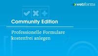 Monday Webforms Community Edition - Professionelle Formulare kostenfrei anlegen