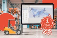 Analysefunktionen aus RTLS-Daten für eine effiziente Logistik, Titelbild