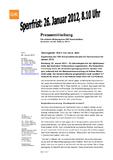 [PDF] Pressemitteilung: Gelungener Start ins neue Jahr