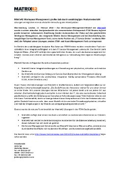 PM Matrix42 ISTM wird für seine Integrationsfähigkeit ausgezeichnet.pdf