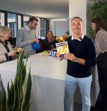 Marek Borgstedt, CEO der T&O Group, nimmt den Preis 