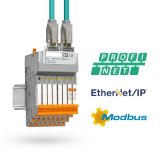 Netzwerkfähiges Remote-Relaissystem PLC-Interface Ethernet Gateway mit Multiprotokoll-Anbindung an die Steuerung