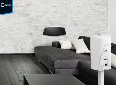 Cavus Denon HEOS Lautsprecher Bodenständer - Living Room Ambience