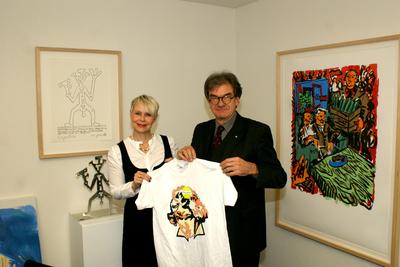 Zaubershirts mit Beethoven-Kopf