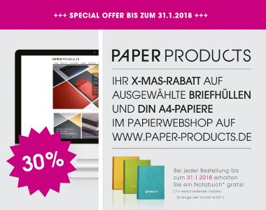 PP X-Mas-Rabatt mit Notizbuch