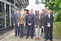 Die Gründungsmitglieder der IT-Initiative mit dem Hauptgeschäftsführer der IHK Magdeburg, Wolfgang März (3. v.l.). 